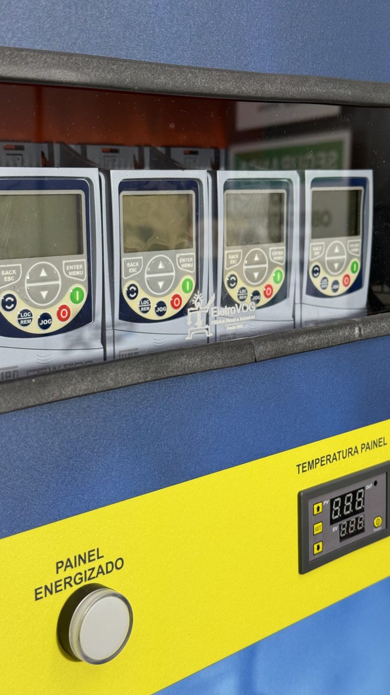 Painel de telemetria industrial EletroVOG